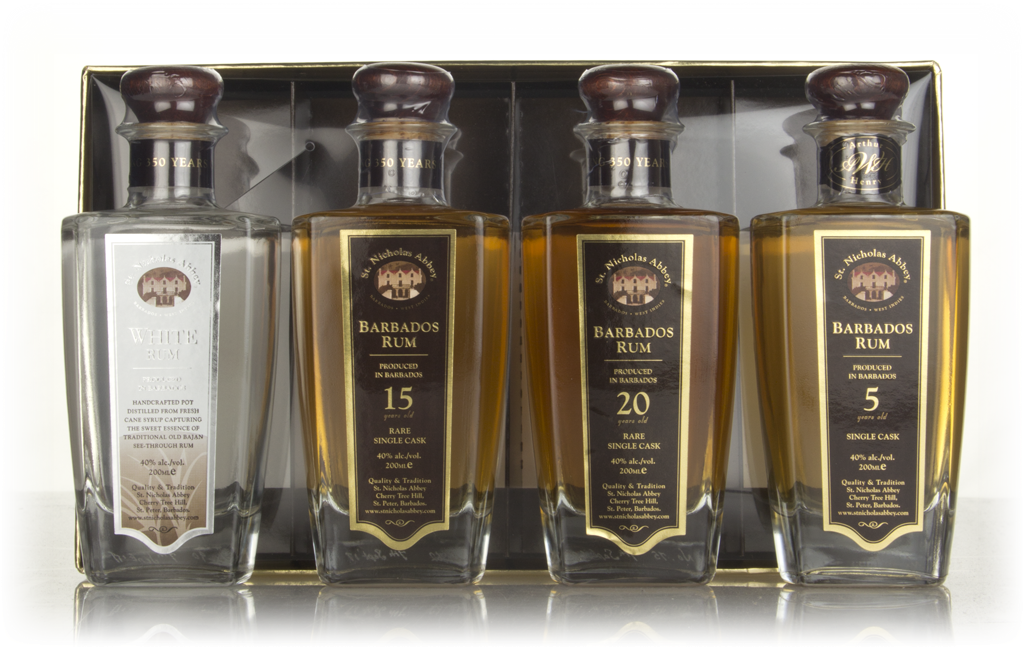 St Nicholas Abbey Rum Gift Set (4 x 200ml) 80cl product image