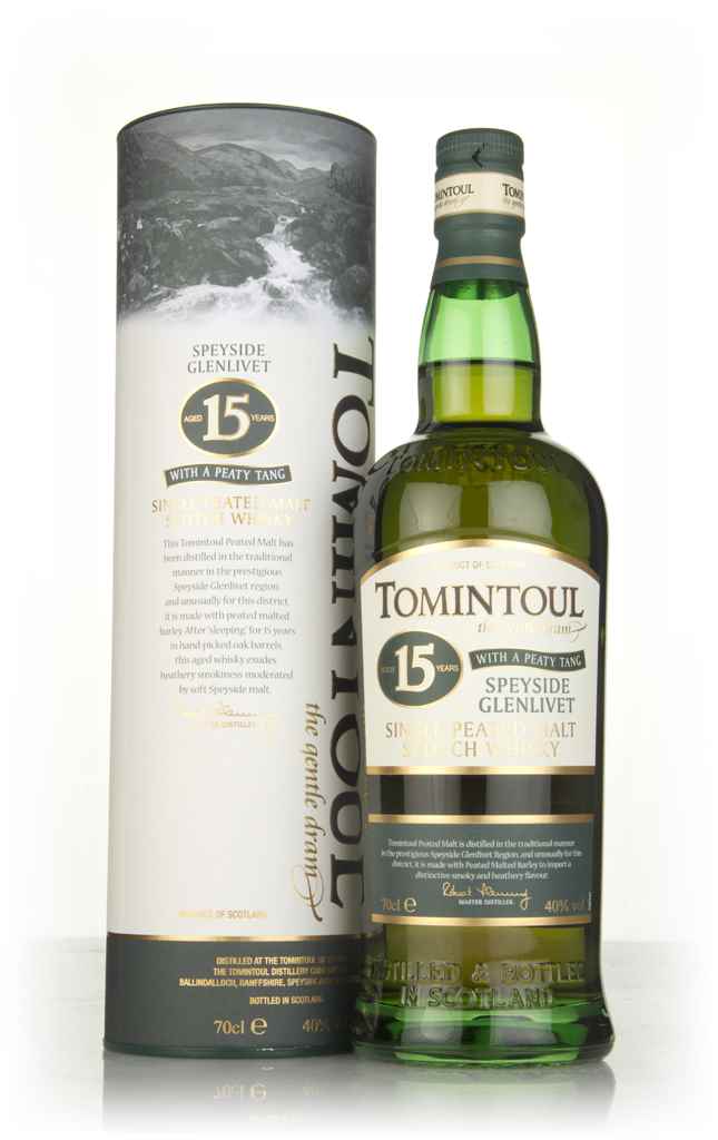 Tomintoul 15 Year Old with a Peaty Tang 70cl product image