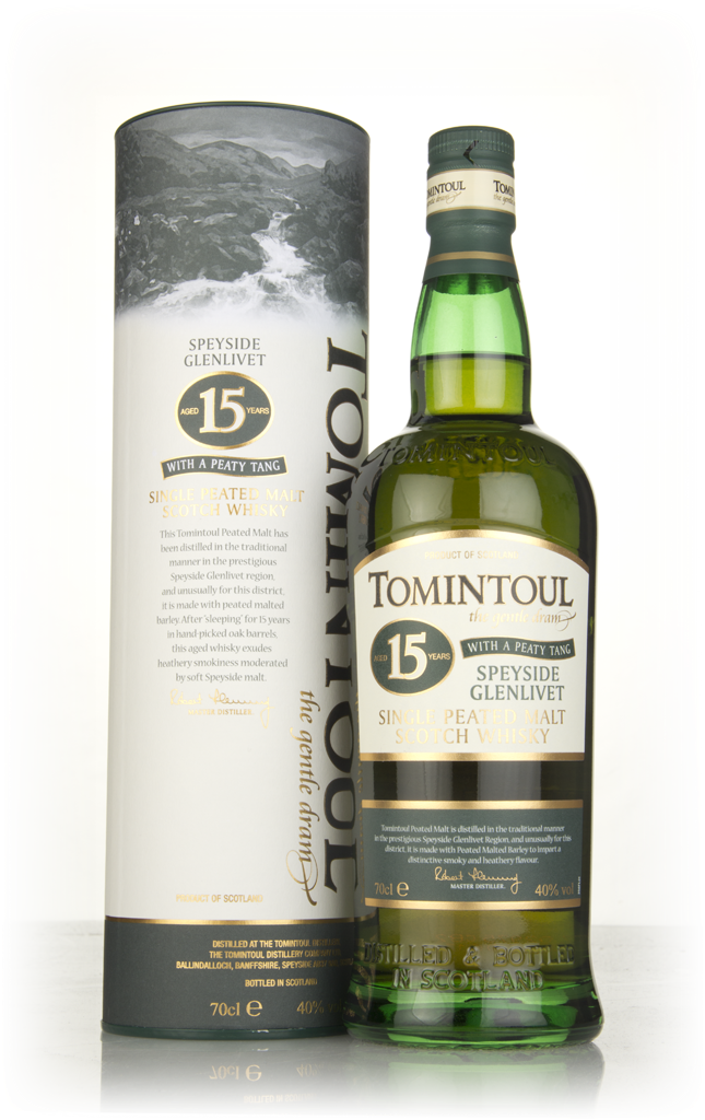 Tomintoul 15 Year Old with a Peaty Tang 70cl product image
