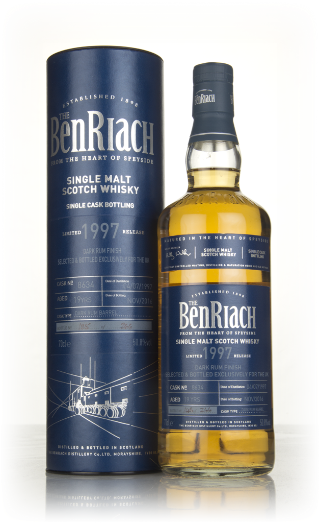 Benriach 19 Year Old 1997 (cask 8634) - Dark Rum Finish 70cl product image