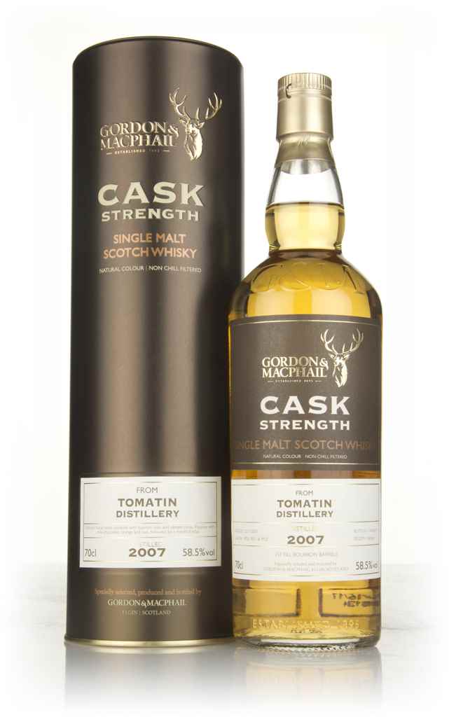 Tomatin 9 Year Old 2007 (casks 4920, 4921 & 4922) - Cask Strength (Gordon & MacPhail) 70cl product image