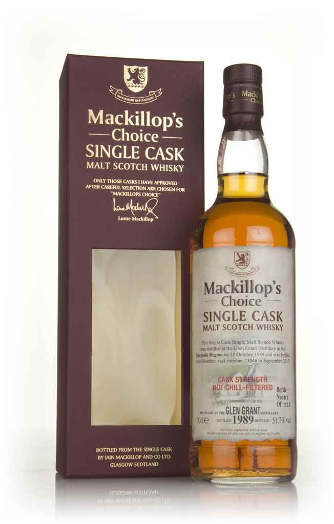 Glen Grant 27 Year Old 1989 (cask 23046) - Mackillop's Choice 70cl product image