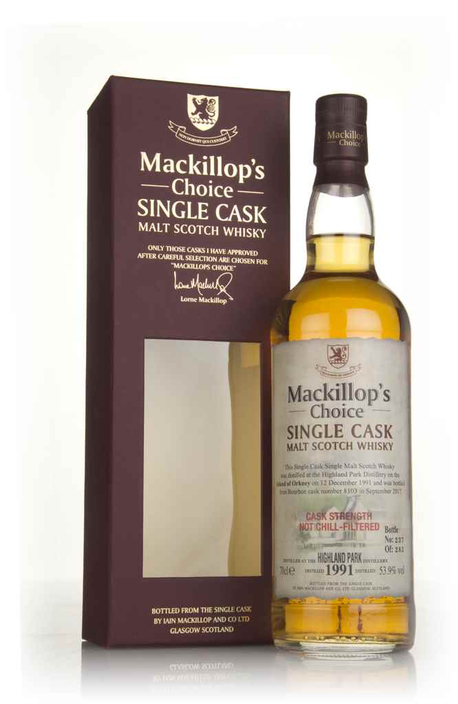 Highland Park 25 Year Old 1991 (cask 8103) - Mackillop's Choice 70cl product image