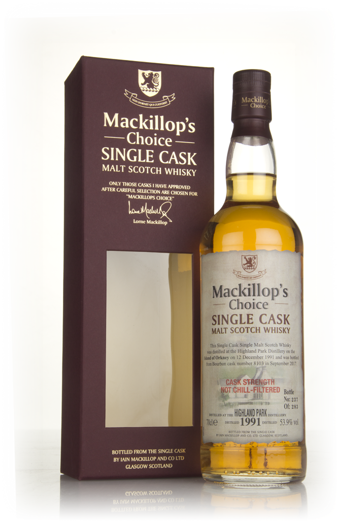 Highland Park 25 Year Old 1991 (cask 8103) - Mackillop's Choice 70cl product image