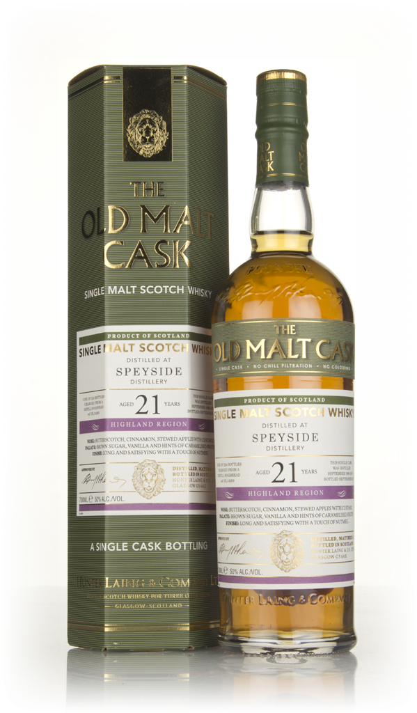 Speyside 21 Year Old 1996 (cask 14269) - Old Mask Cask (Hunter Laing) 70cl product image