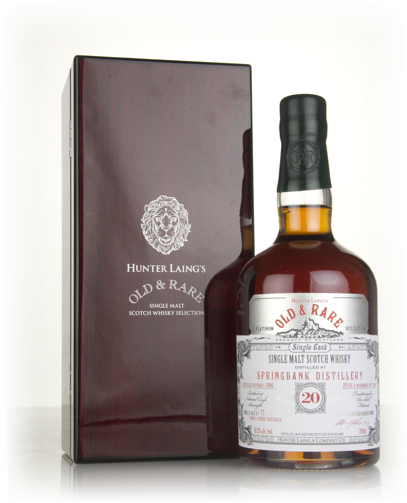 Springbank 20 Year Old 1996 - Old & Rare Platinum (Hunter Laing) 70cl product image