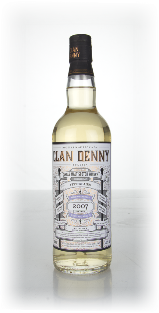 Fettercairn 10 Year Old 2007 (cask 12065) - Clan Denny (Douglas Laing) 70cl product image