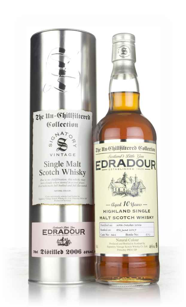 Edradour 10 Year Old 2006 (cask 361)  - Un-Chillfiltered Collection (Signatory) 70cl product image