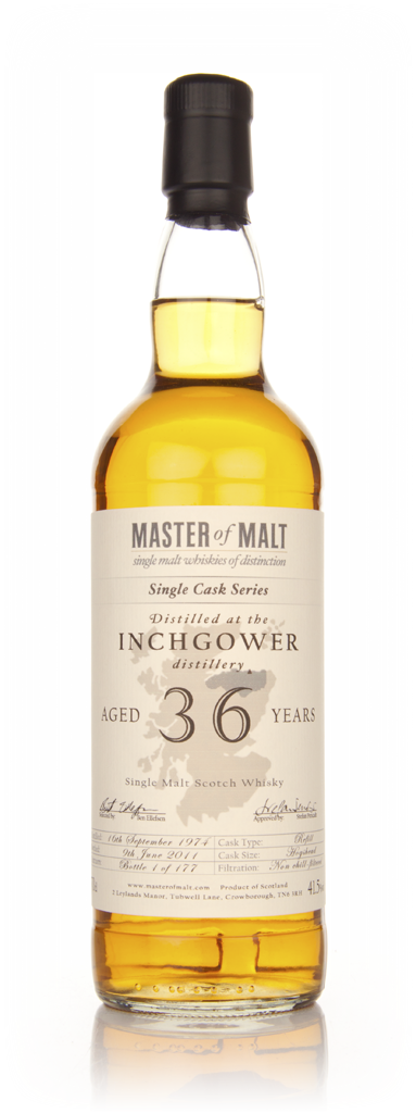 Inchgower 36 Year Old 1974 - Single Cask (Master of Malt) 70cl product image