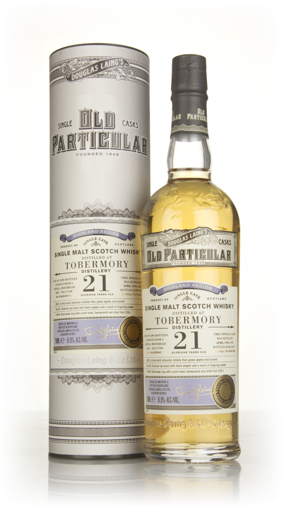 Tobermory 21 Year Old 1996 (cask 11768) - Old Particular (Douglas Laing) 70cl product image