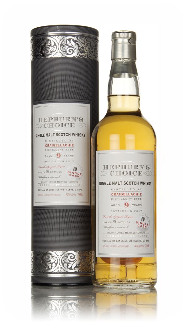 Craigellachie 9 Year Old 2008 - Hepburn's Choice (Langside) 70cl product image