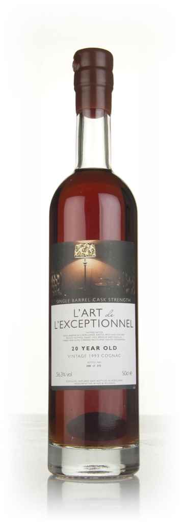L’Art de L’Exceptionnel 20 Year Old 1993 Vintage Cognac (WoodWinters) 50cl product image
