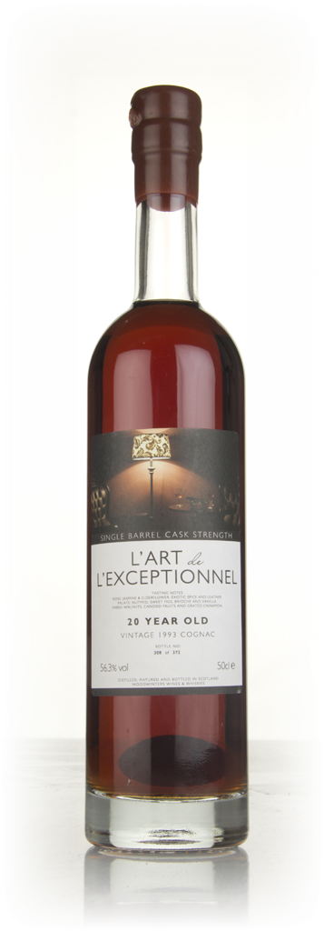 L’Art de L’Exceptionnel 20 Year Old 1993 Vintage Cognac (WoodWinters) 50cl product image