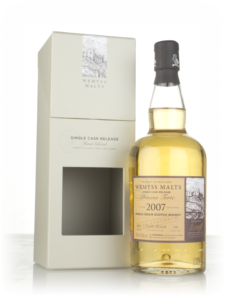 Princess Torte 2007 (bottled 2017) - Wemyss Malts (North British) 70cl product image