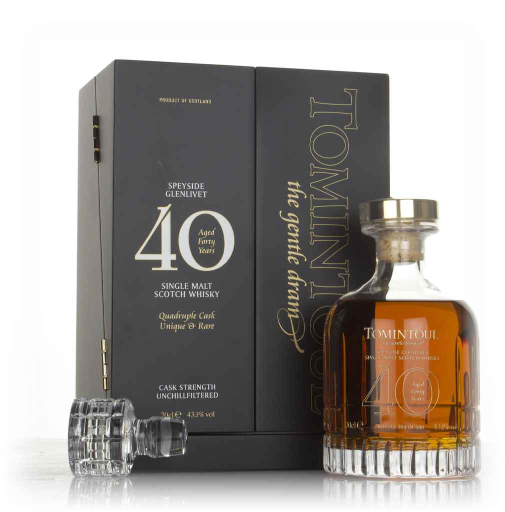 Tomintoul 40 Year Old Quadruple Cask 70cl product image