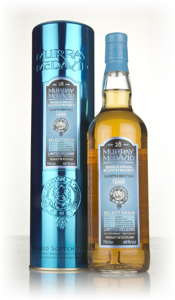 North British 28 Year Old 1988 (casks 6008969 & 6018969) - Select Grain (Murray McDavid) 70cl product image