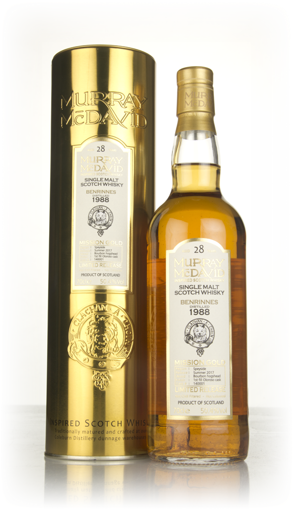 Benrinnes 28 Year Old 1988 (cask 140001) - Mission Gold (Murray McDavid) 70cl product image