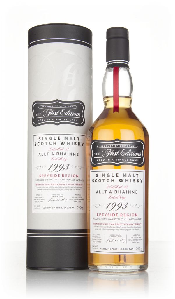 Allt-á-Bhainne 24 Year Old 1993 (cask 14120) - The First Editions (Hunter Laing) 70cl product image