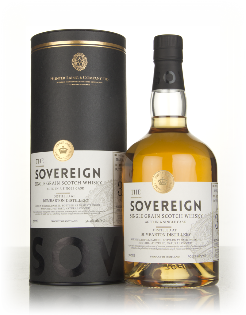 Dumbarton 30 Year Old 1987 (cask 14327) - The Sovereign (Hunter Laing) 70cl product image