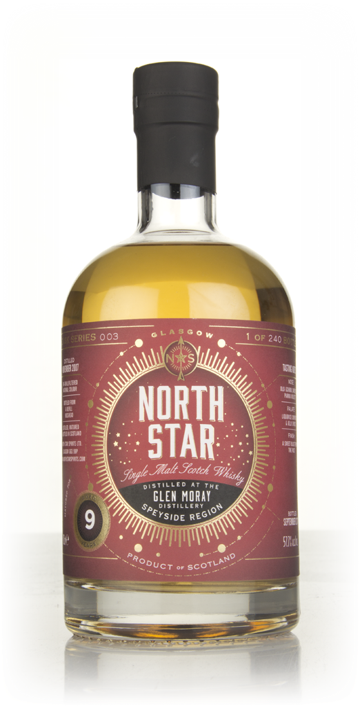 Glen Moray 9 Year Old 2007 - North Star Spirits 70cl product image
