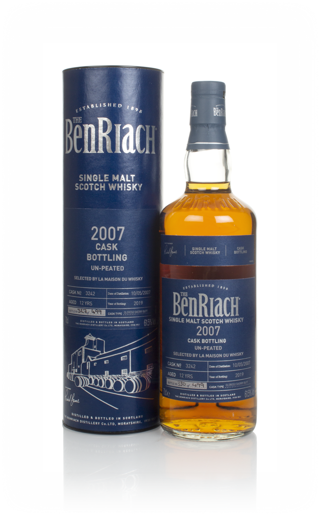 Benriach 12 Year Old 2007 (cask 3242) 70cl product image