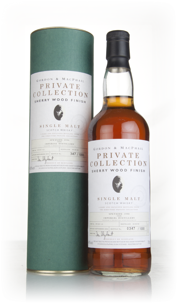 Imperial 1990 (bottled 2001) - Private Collection (Gordon & MacPhail) 70cl product image