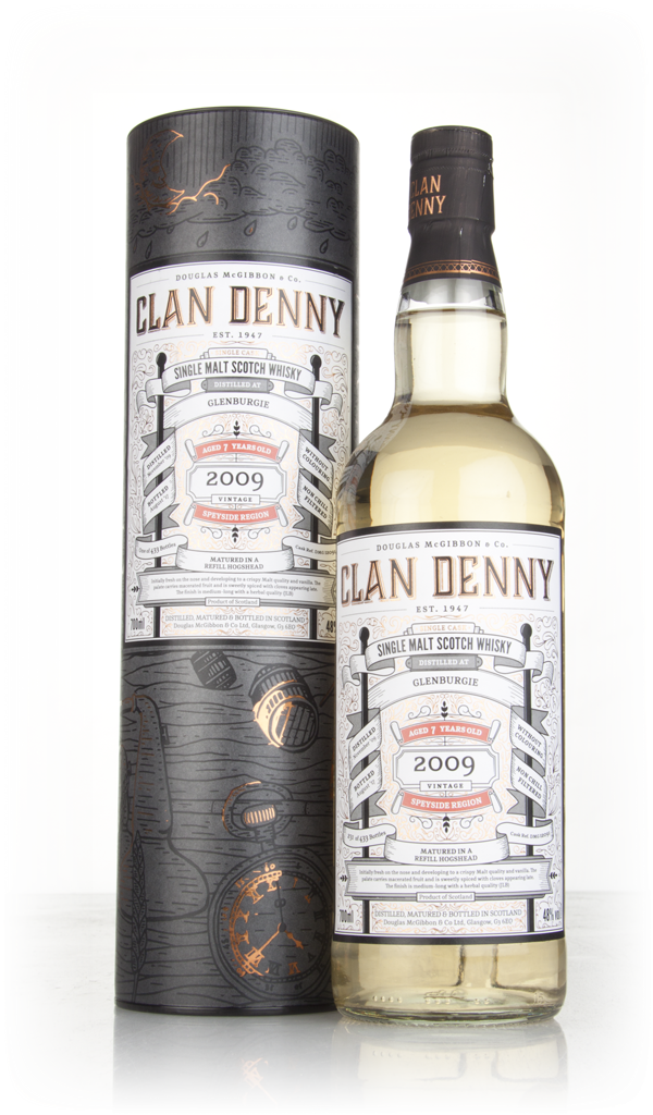 Glenburgie 7 Year Old 2009 (cask 12091) - Clan Denny (Douglas Laing) 70cl product image