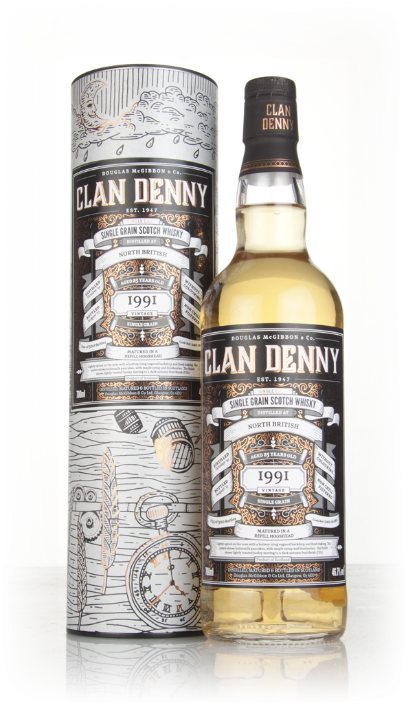 North British 25 Year Old 1991 (cask 12088) - Clan Denny (Douglas Laing) 70cl product image