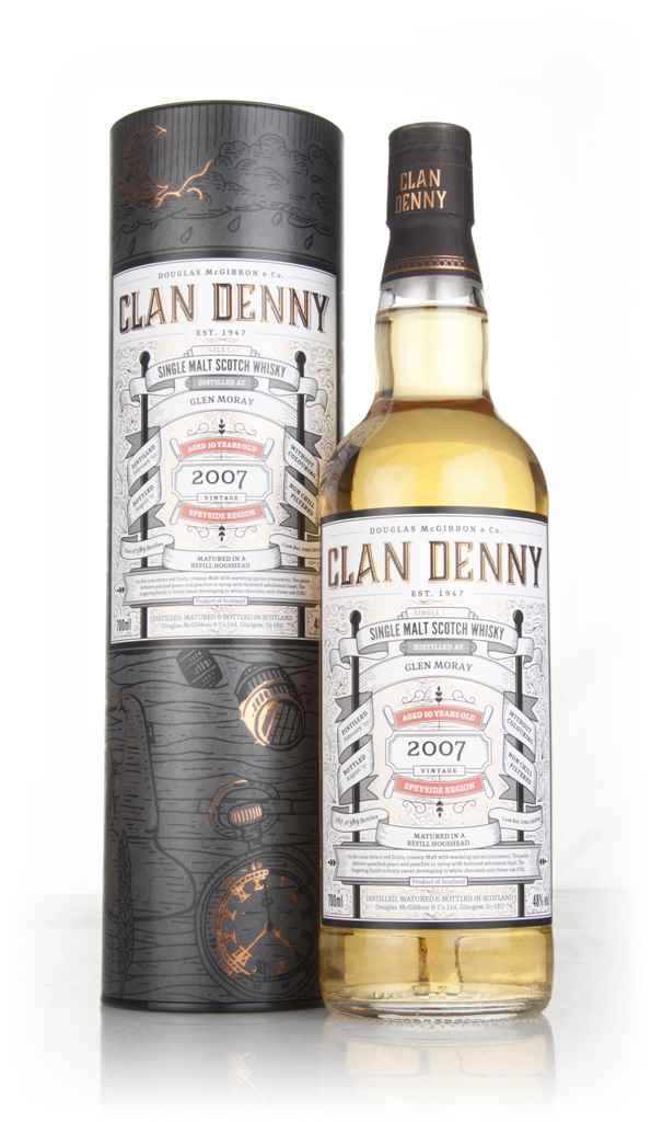 Glen Moray 10 Year Old 2007 (cask 12066) - Clan Denny (Douglas Laing) 70cl product image