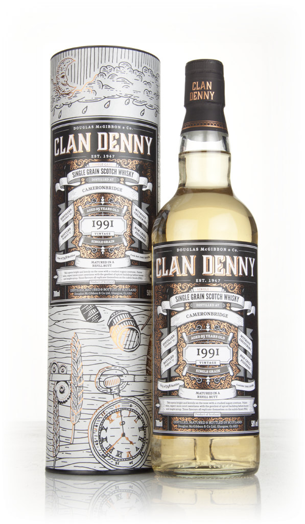 Cameronbridge 25 Year Old 1991 (cask 12086) - Clan Denny (Douglas Laing) 70cl product image
