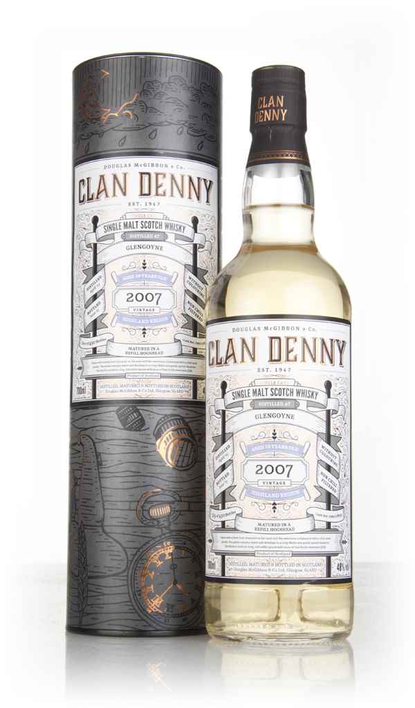 Glengoyne 10 Year Old 2007 (cask 11893) - Clan Denny (Douglas Laing) 70cl product image