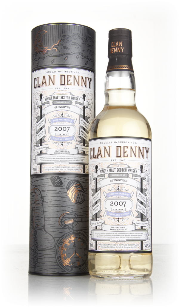 Glengoyne 10 Year Old 2007 (cask 11893) - Clan Denny (Douglas Laing) 70cl product image