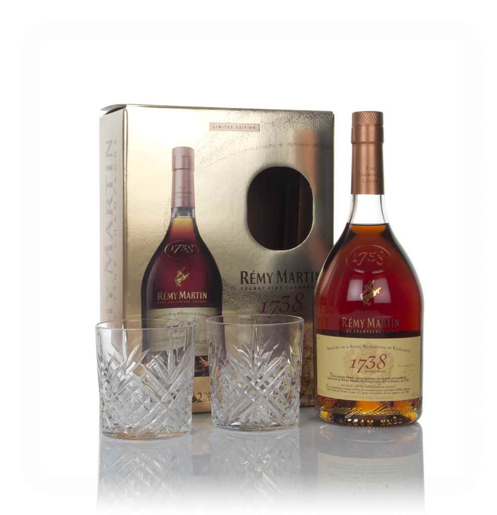 Rémy Martin 1738 Accord Royal Gift Pack with x2 Glasses 70cl product image