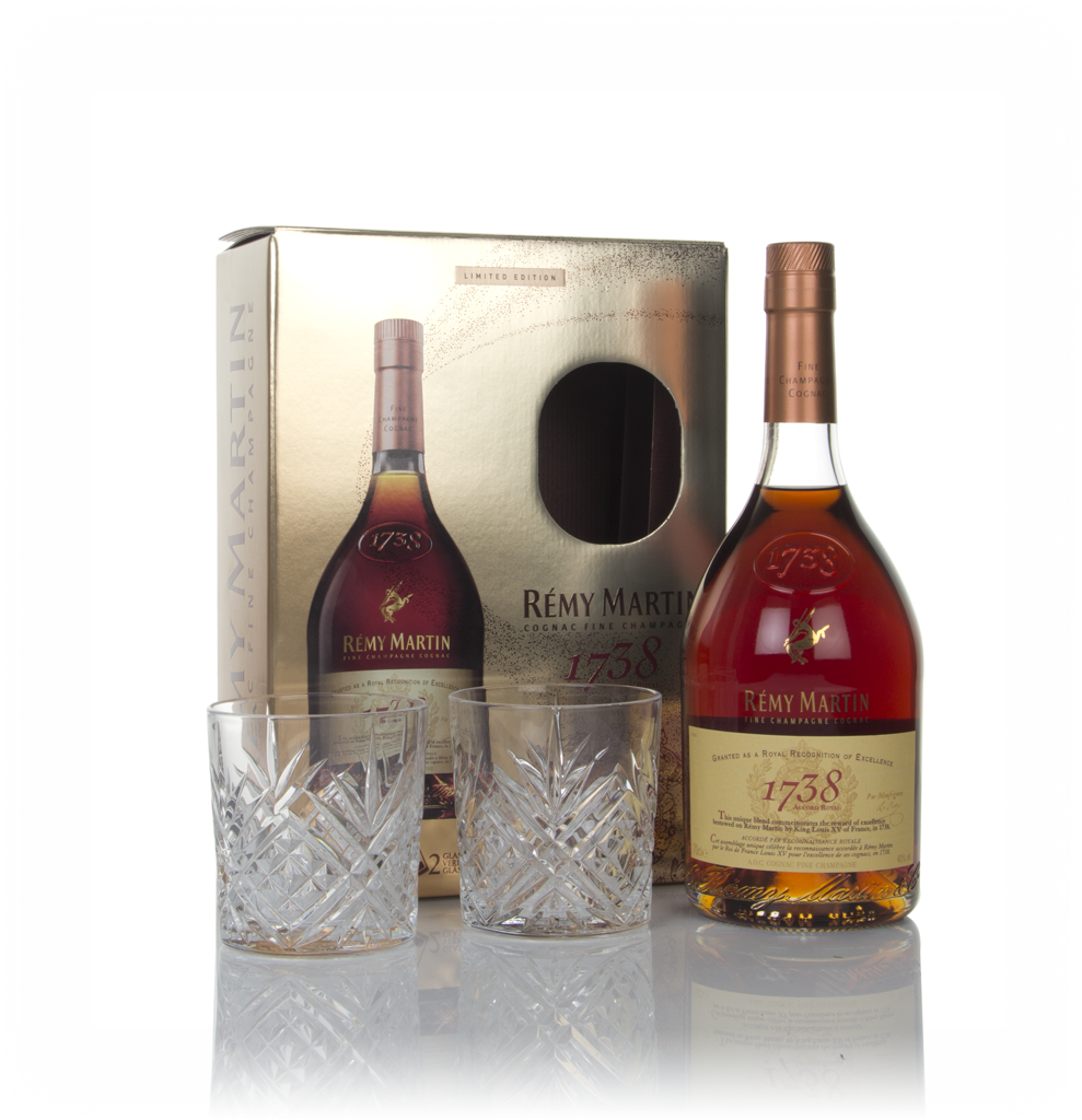 Rémy Martin 1738 Accord Royal Gift Pack with x2 Glasses 70cl product image