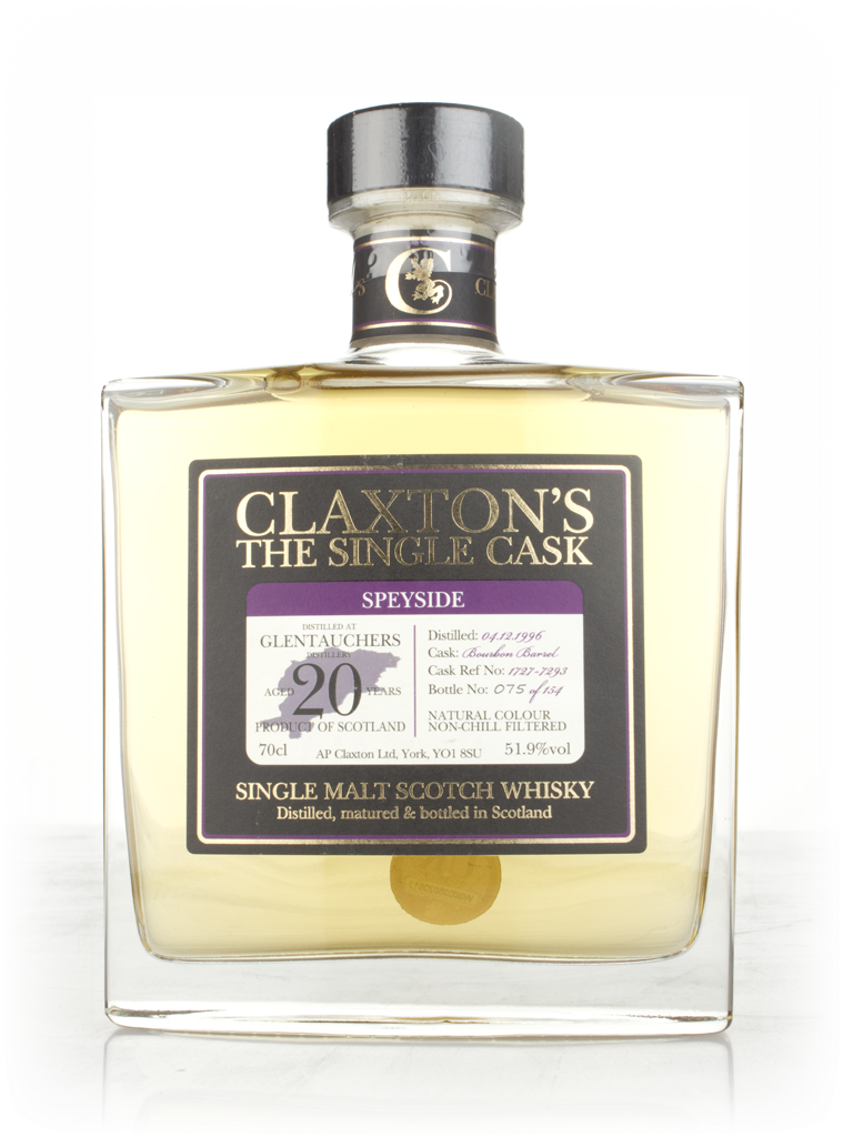 Glentauchers 20 Year Old 1996 (cask 1727-7293) - Claxton's 70cl product image