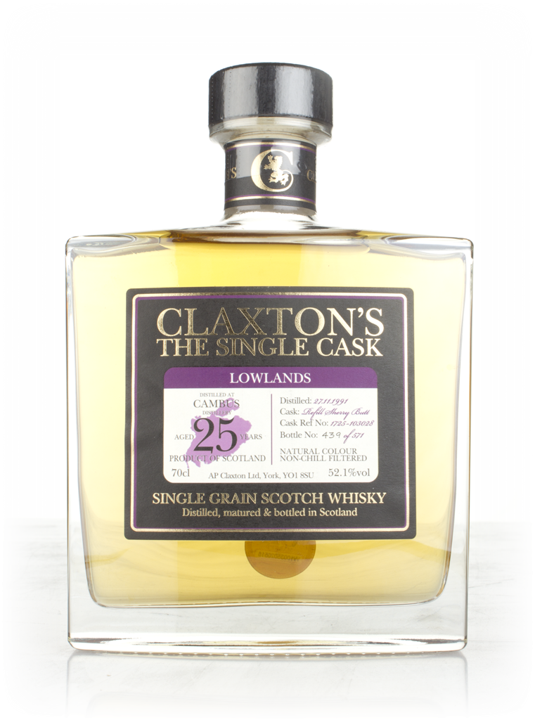 Cambus 25 Year Old 1991 - Claxton's 70cl product image