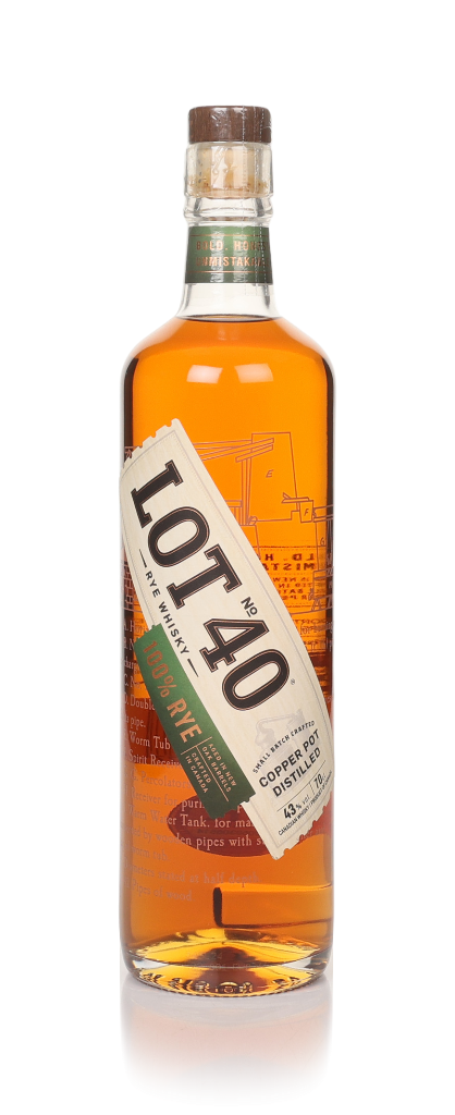 Lot 40 Rye Whisky 70cl product image