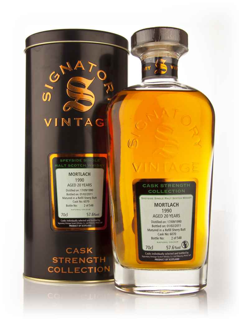 Mortlach 20 Year Old 1990 - Cask Strength Collection (Signatory) 70cl product image