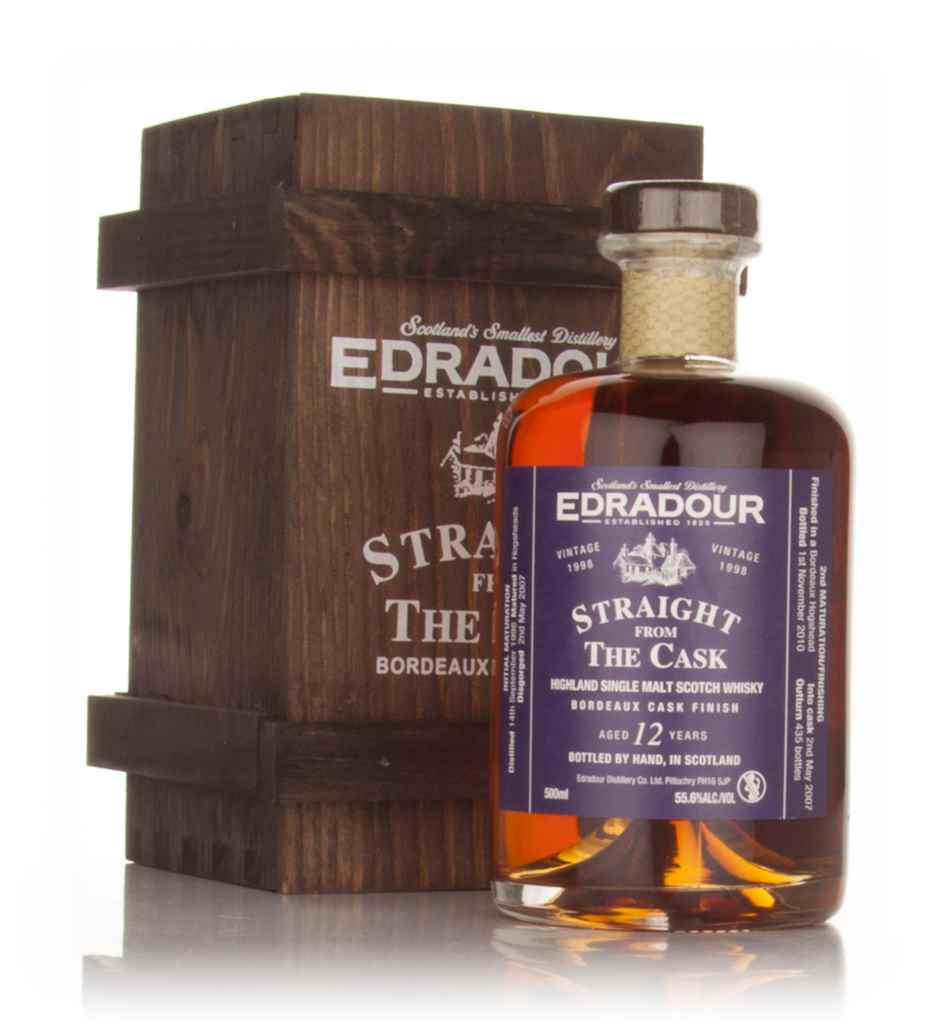 Edradour 12 Year Old 1998 Bordeaux Cask Finish - Straight from the Cask 55.6% 50cl product image