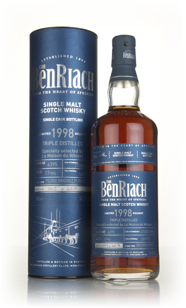 Benriach 17 Year Old 1998 (cask 6395) - Pedro Ximénez Puncheon 70cl product image