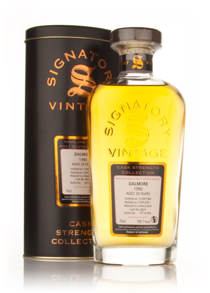 Dalmore 20 Year Old 1990 - Cask Strength Collection (Signatory) 70cl product image