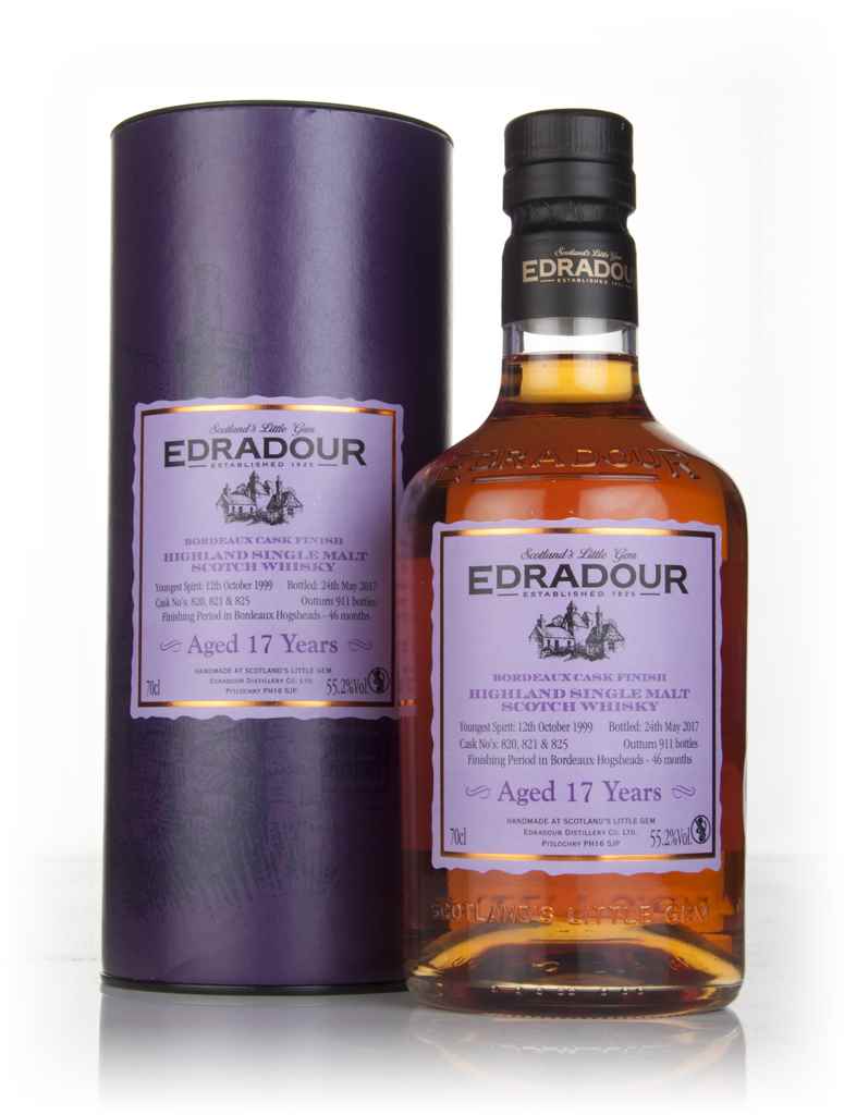 Edradour 17 Year Old 1999 - Bordeaux Cask Finish (55.2%) 70cl product image