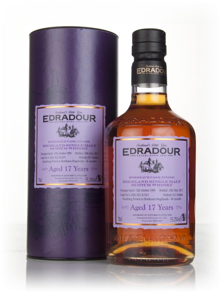 Edradour 17 Year Old 1999 - Bordeaux Cask Finish (55.2%) 70cl product image