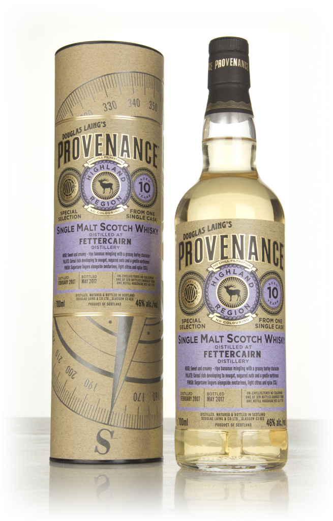Fettercairn 10 Year Old 2007 (cask 11776) - Provenance (Douglas Laing) 70cl product image