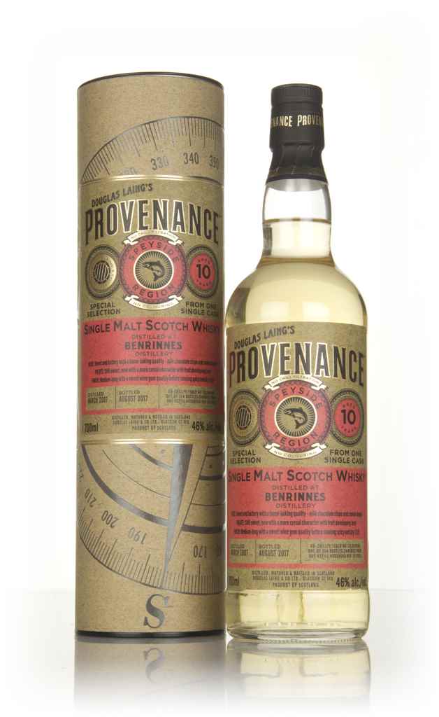 Benrinnes 10 Year Old 2007 (cask 12021) - Provenance (Douglas Laing) 70cl product image