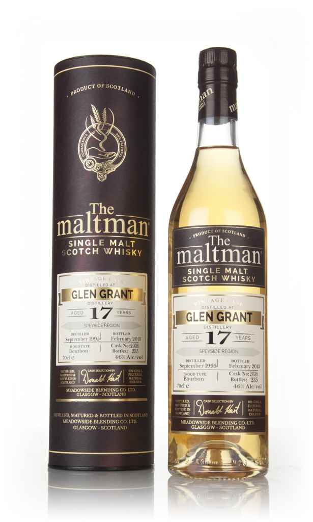 Glen Grant 17 Year Old 1995 (cask 2036) - The Maltman 70cl product image