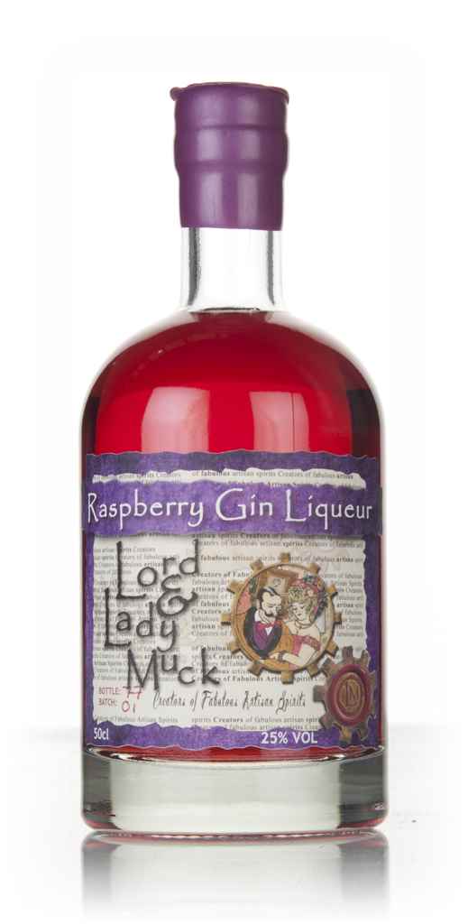 Lord & Lady Muck Raspberry Gin Liqueur 50cl product image