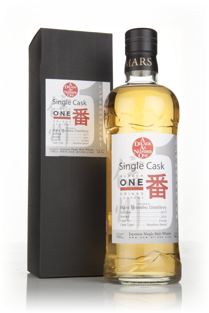 Mars Shinshu 2013 (bottled 2016) (cask 1664) - Number One Drinks Company 10th Anniversary 70cl product image