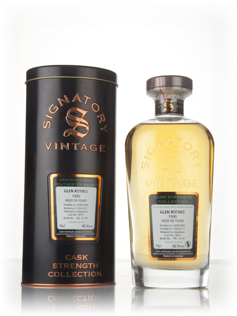 Glenrothes 26 Year Old 1990 (cask 19016) - Cask Strength Collection (Signatory) 70cl product image