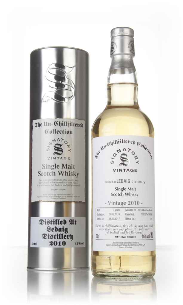 Ledaig 7 Year Old 2010 (casks 700387 & 700388) - Un-Chillfiltered Collection (Signatory) 70cl product image